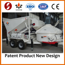 China low price ready mobile concrete batching and mixing plant price